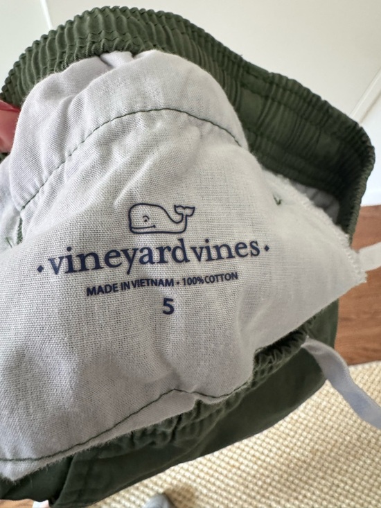 Vineyard Vines Olive Green Kids Jogger Pants Size 5 - Picture 4 of 4